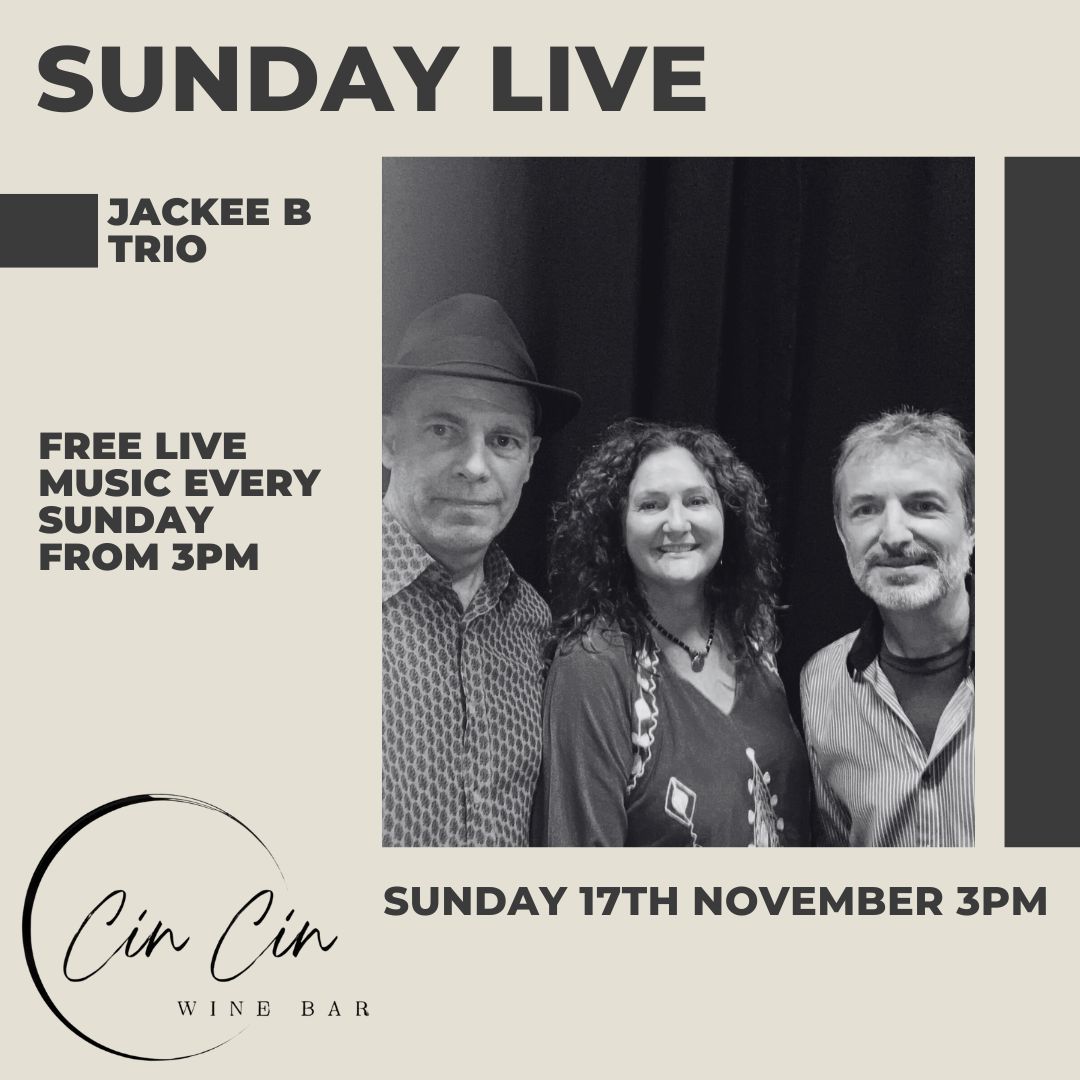 SUNDAY LIVE w\/ JACKEE B TRIO