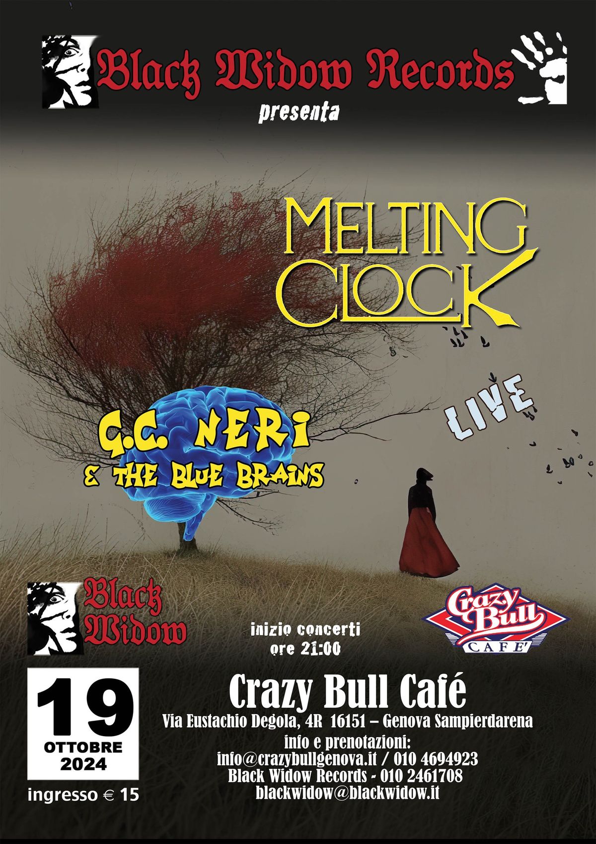 MELTING CLOCK-G.C.NERI & THE BLUE BRAINS