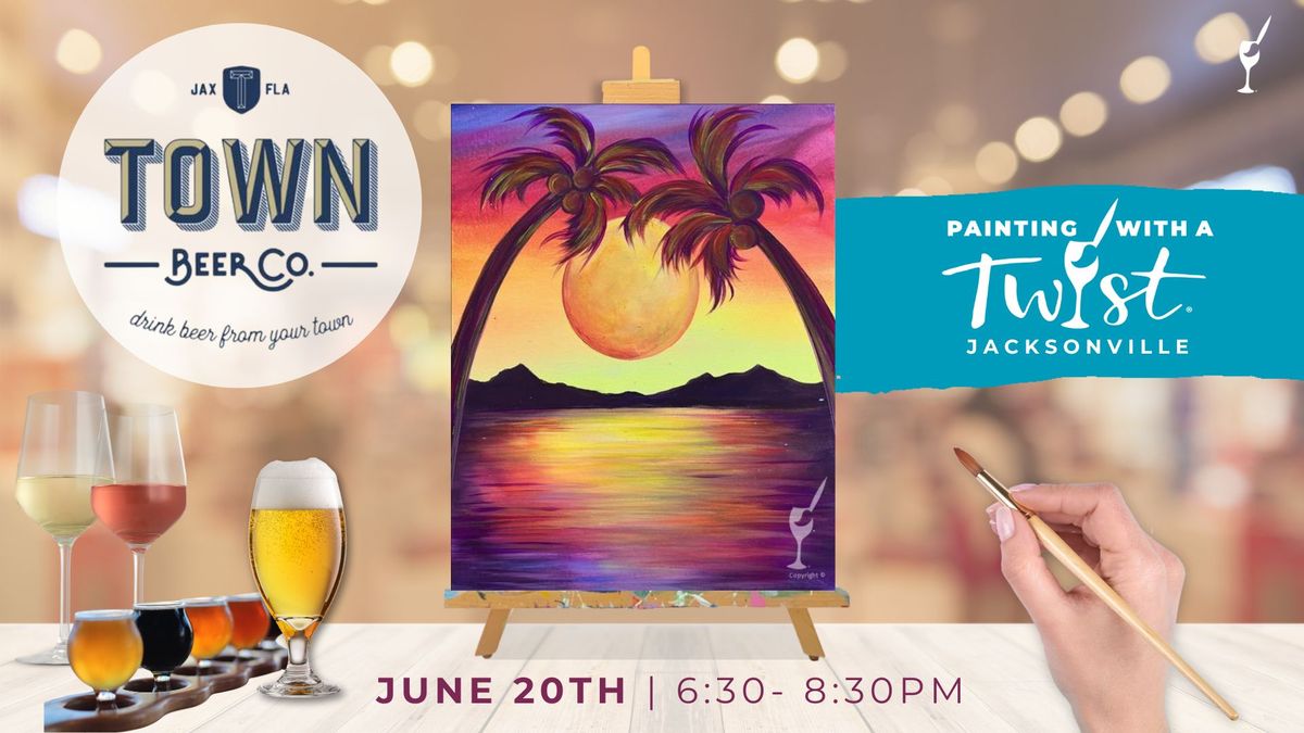 Painting with a Twist at Town Beer Co