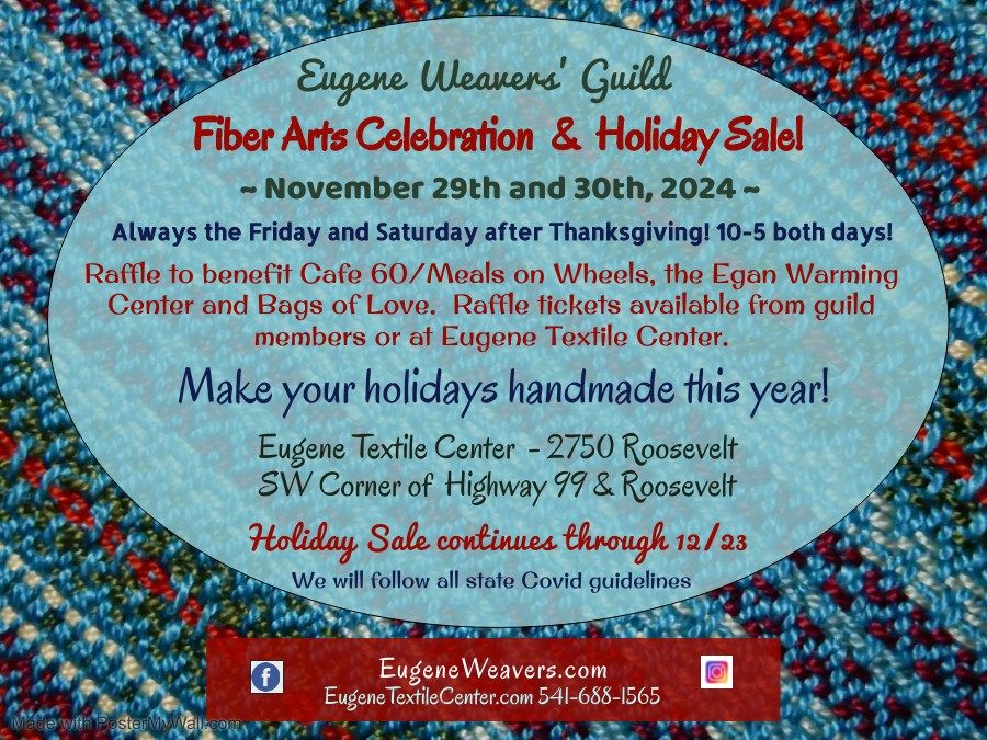 EWG Annual Fiber Arts Celebration and Holiday Sale!