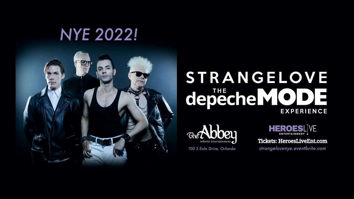 NYE! Strangelove-The Depeche Mode Experience + Electric Duke-Bowie ...