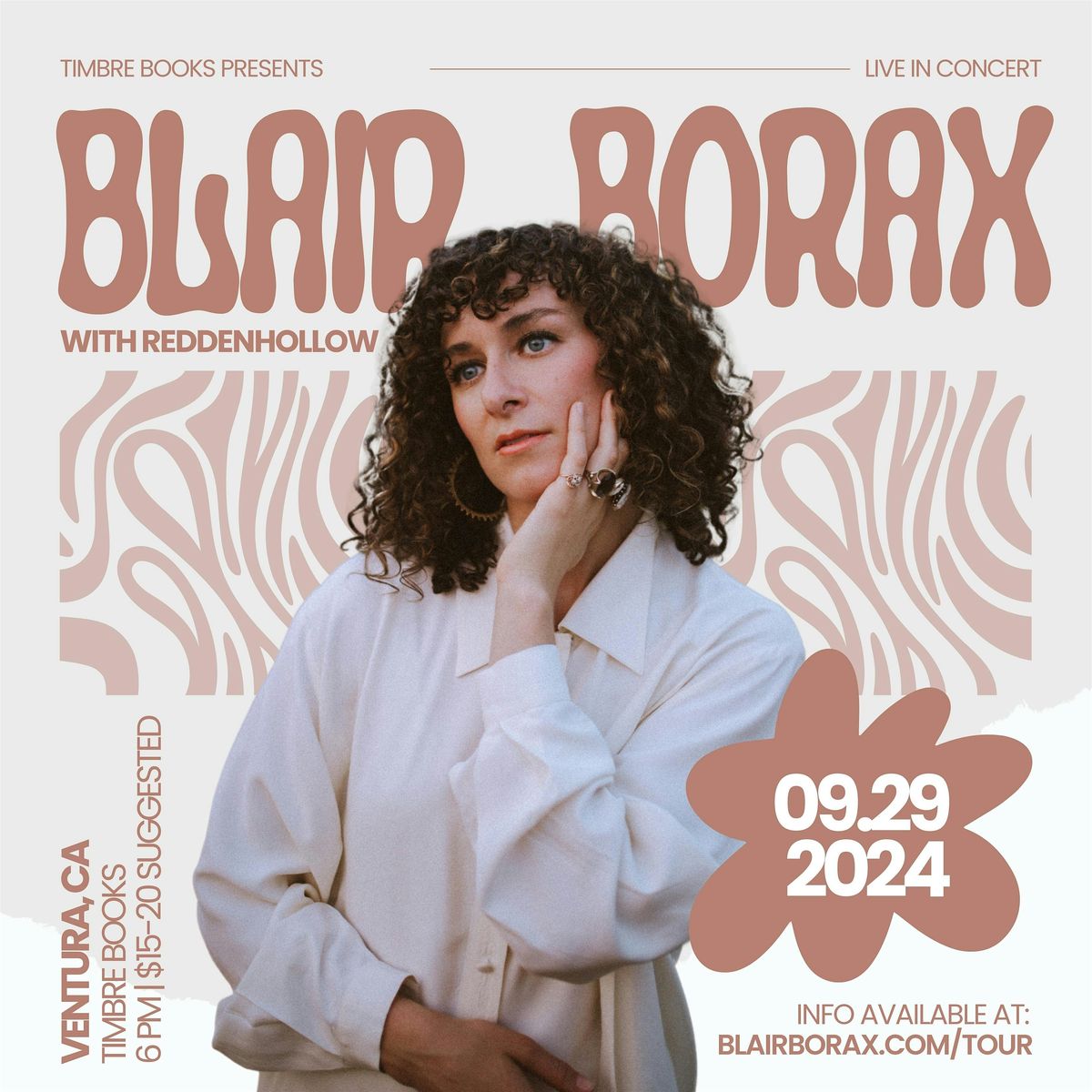 Blair Borax + Reddenhollow | Live in Concert at Timbre Books