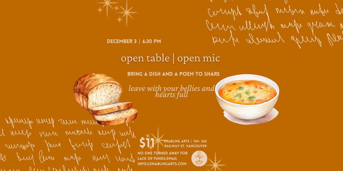 open table | open mic
