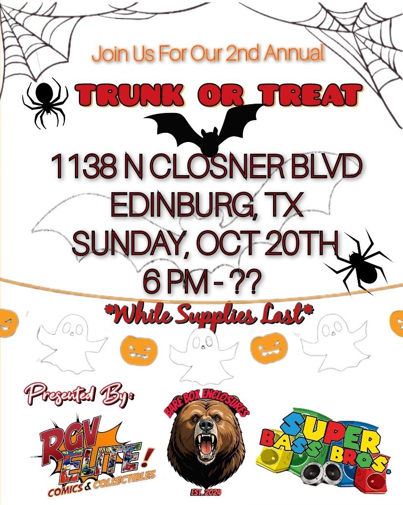 2nd Annual Trunk Or Treat