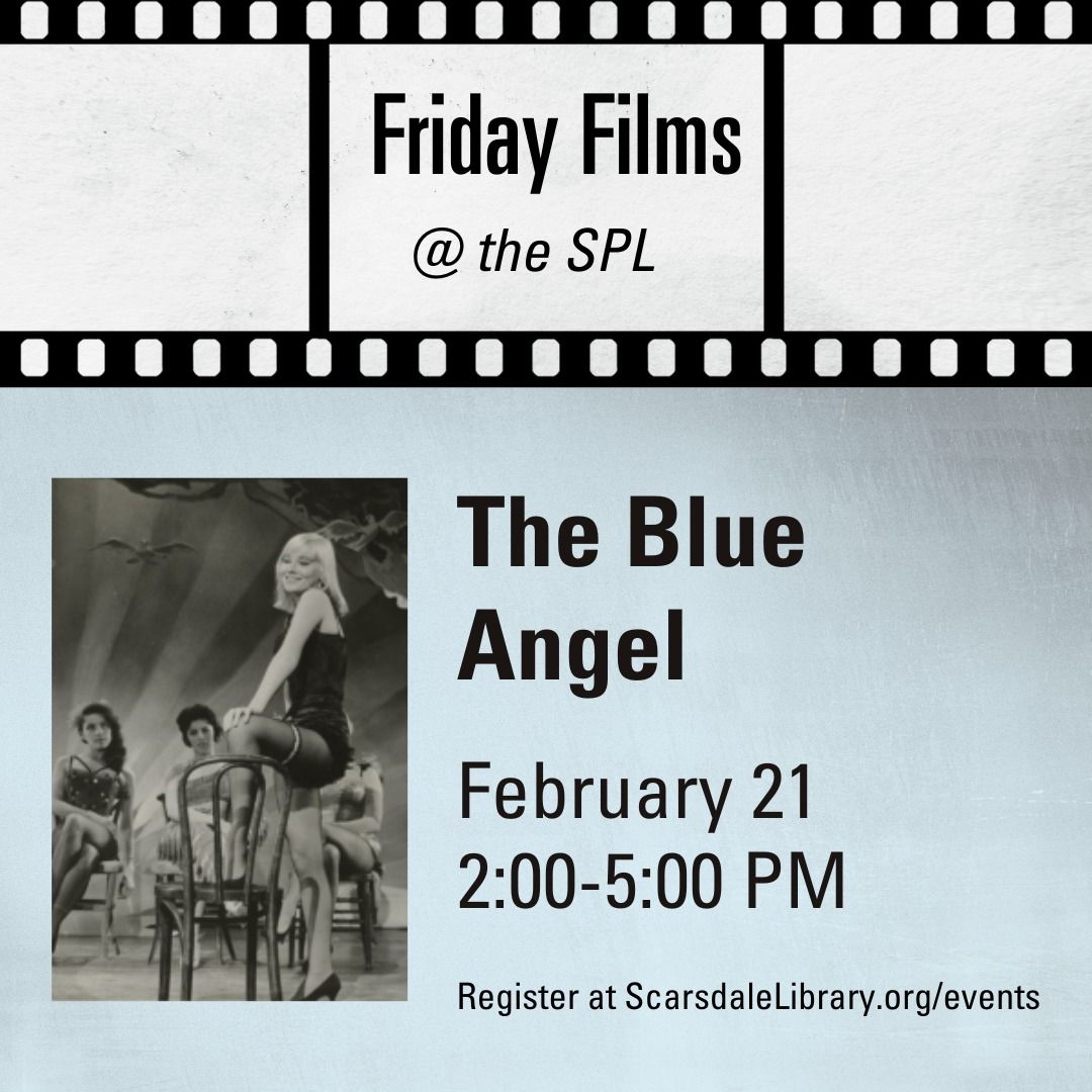 Friday Films @SPL:  The Blue Angel