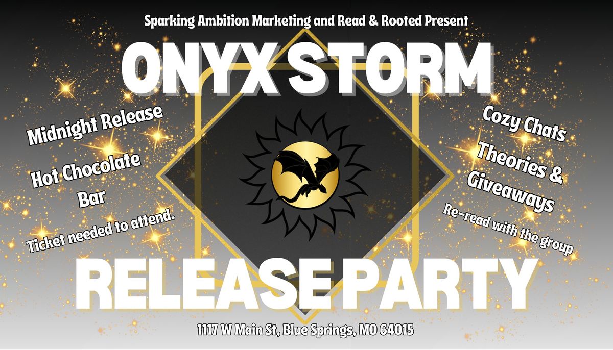 Onyx Storm Midnight Release Party - BRAVE THE DARK