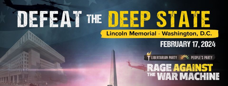Defeat The Deep State Anti-War Rally