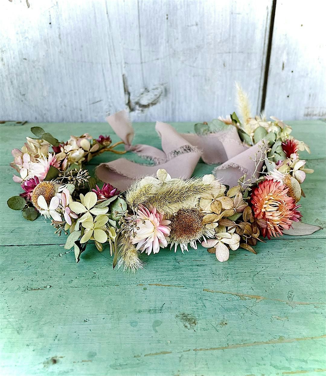 Everlasting Flower Crowns-  learn to make flower crowns with dried flowers