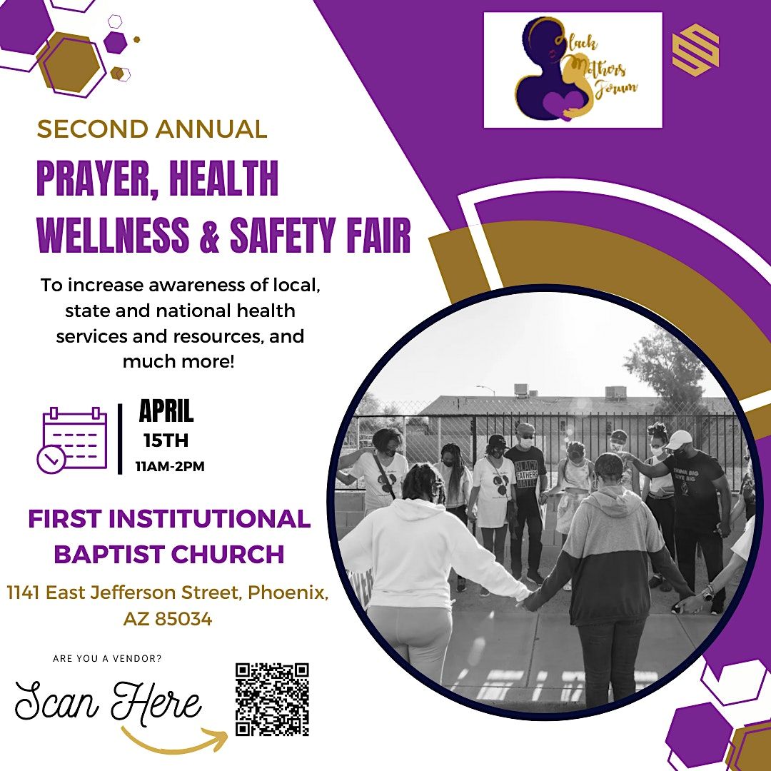 Prayer, Health  Wellness & Safety Fair - Vendor Opportunity