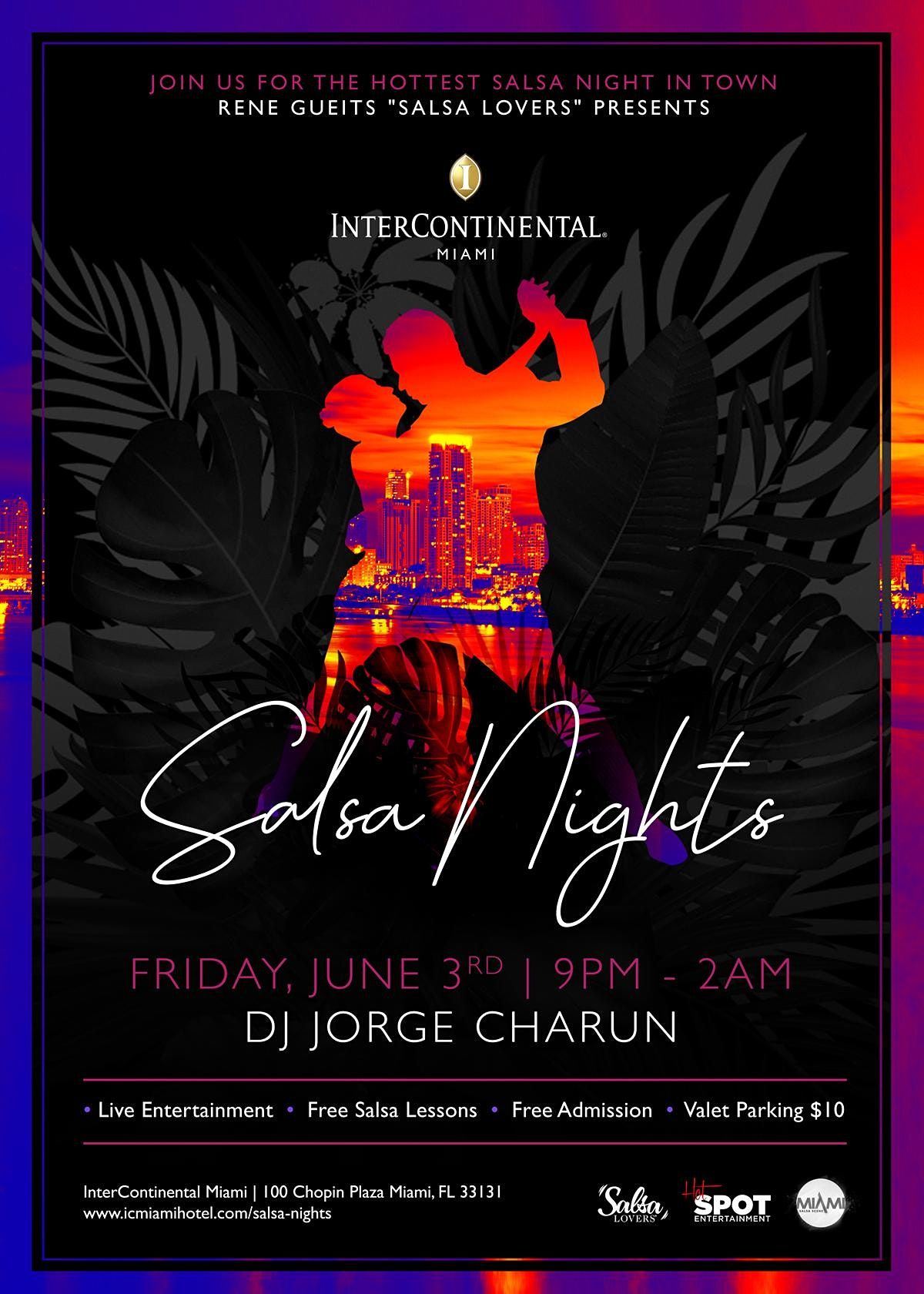 Salsa Nights at the Intercontinental Downtown Miami