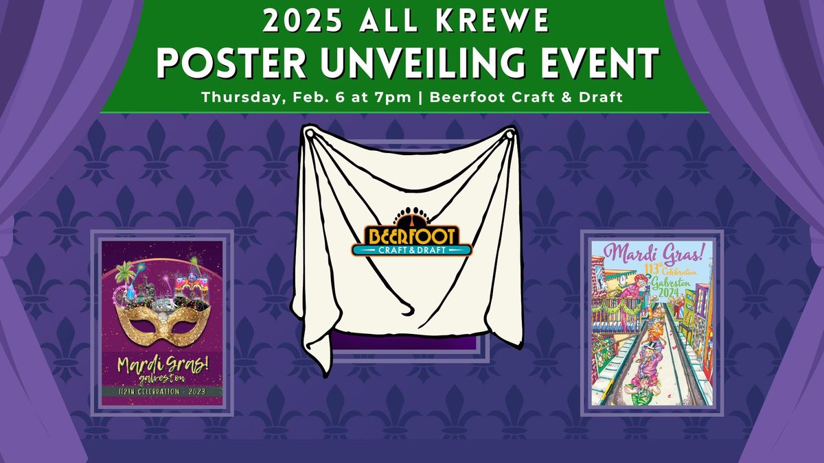 2025 All Krewe Poster Unveiling Event