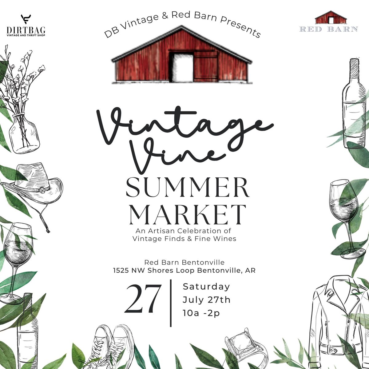 Vintage Vines Summer Market: An Artisanal Celebration of Vintage Finds and Fine Wines