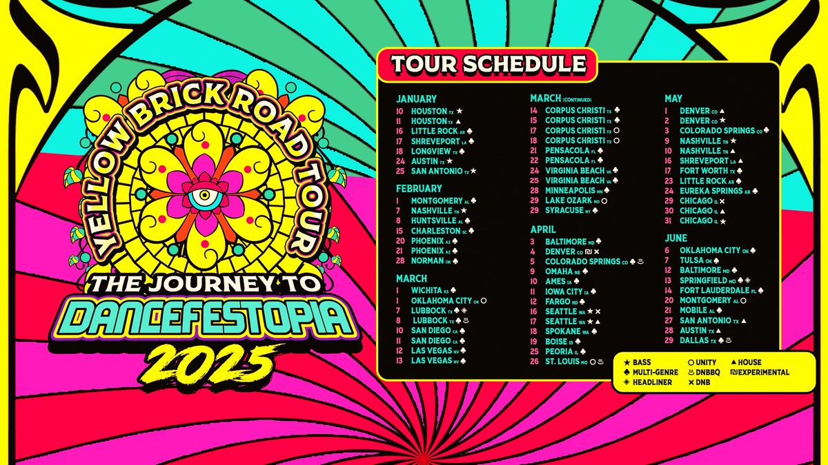 SEATTLE- Dancefestopia Yellow Brick Road Tour 2025 at ORA