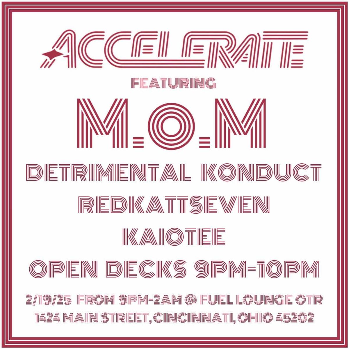 Accelerate featuring M.o.M.