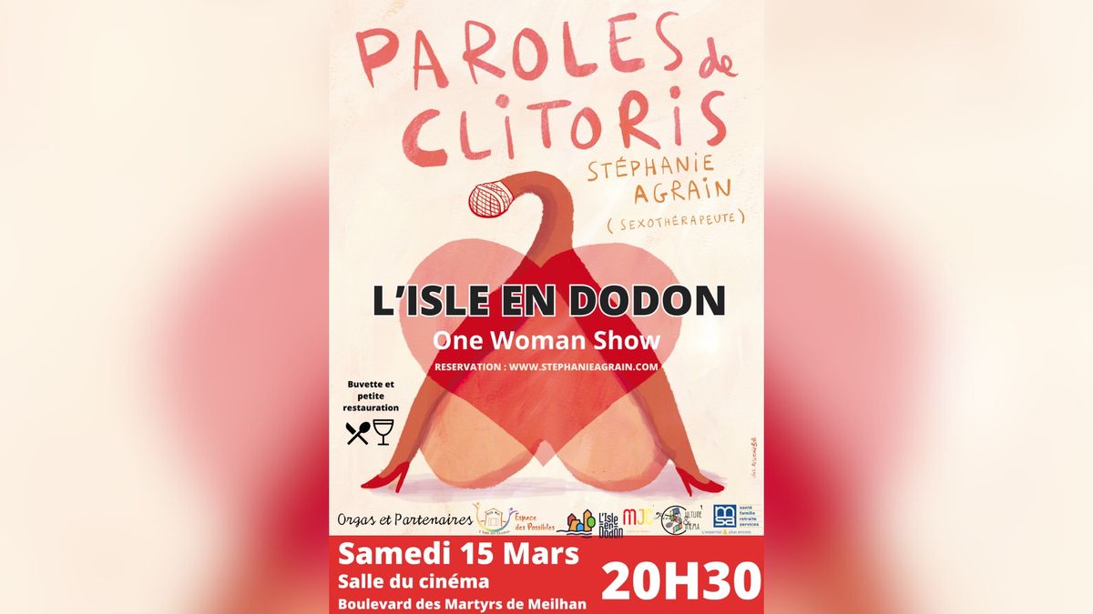 PAROLES DE CLITORIS arrive \u00e0 L'isle en dodon