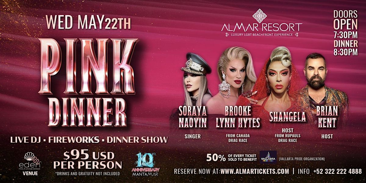 Pink Dinner Vallarta Pride 2024