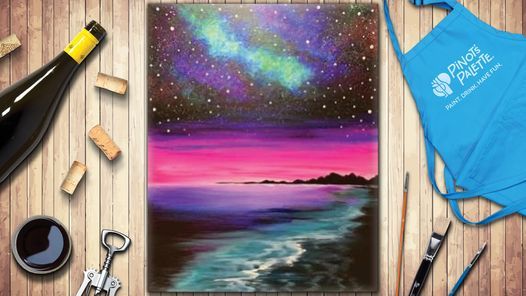 Galaxy Beach Paint and Sip Class