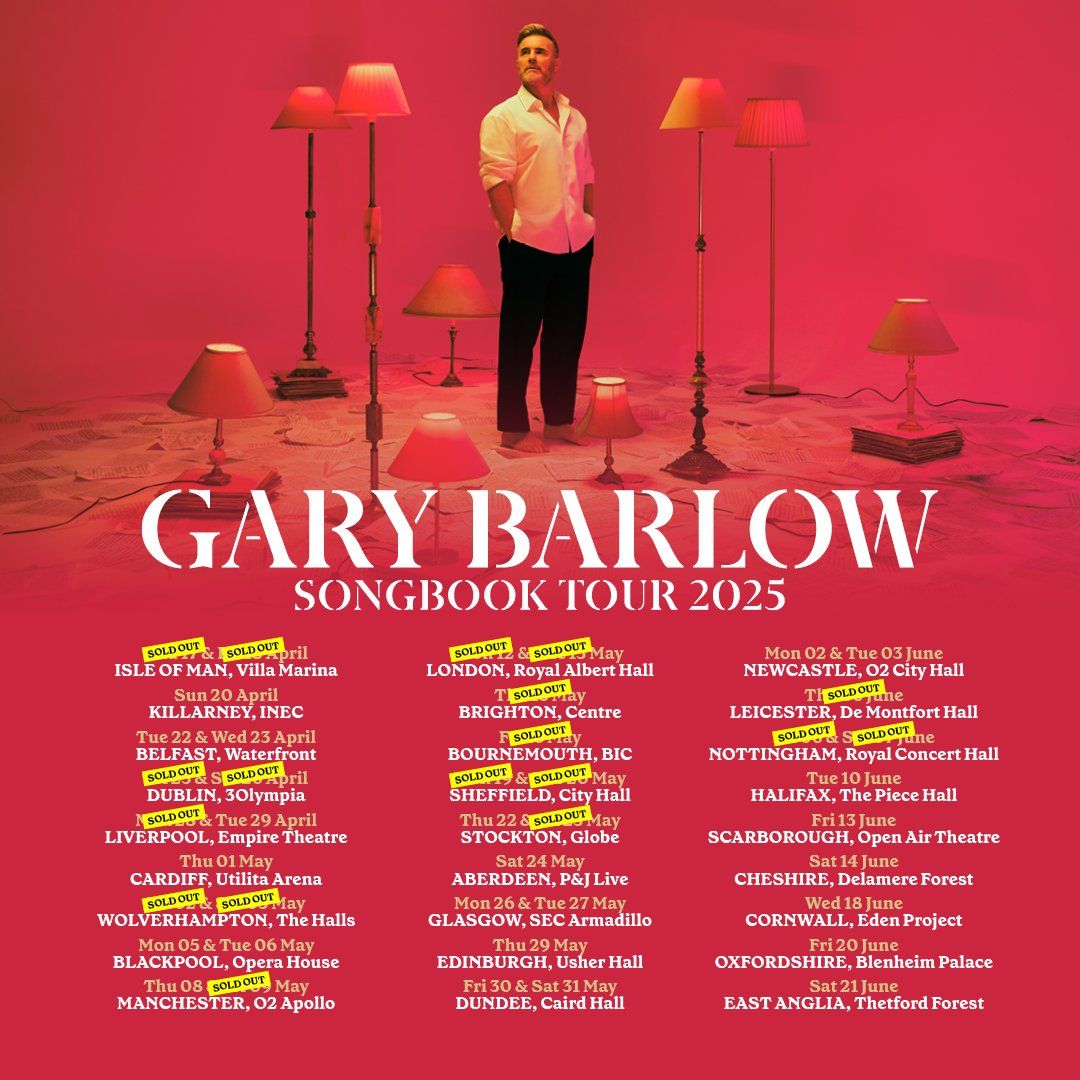 Gary Barlow Brighton Tickets