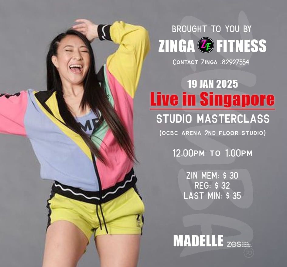 Studio Zumba Master Class with Madelle (ZES)