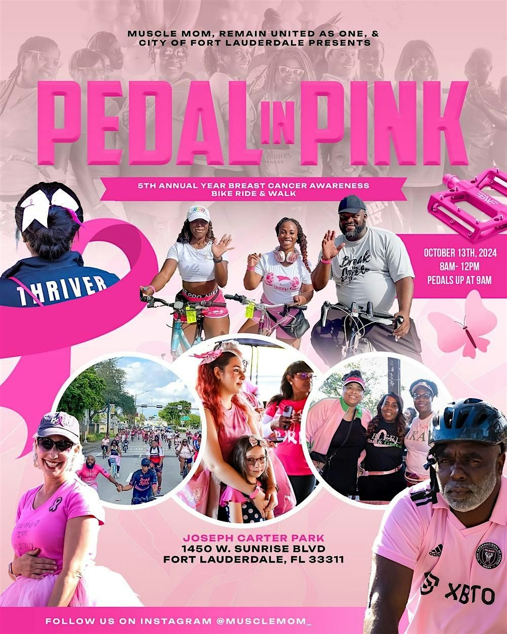 PEDAL IN PINK BREAST CANCER AWARENESS BIKE RIDE