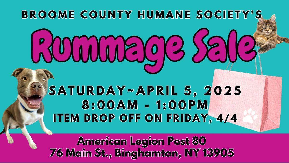 2024 Spring Rummage Sale