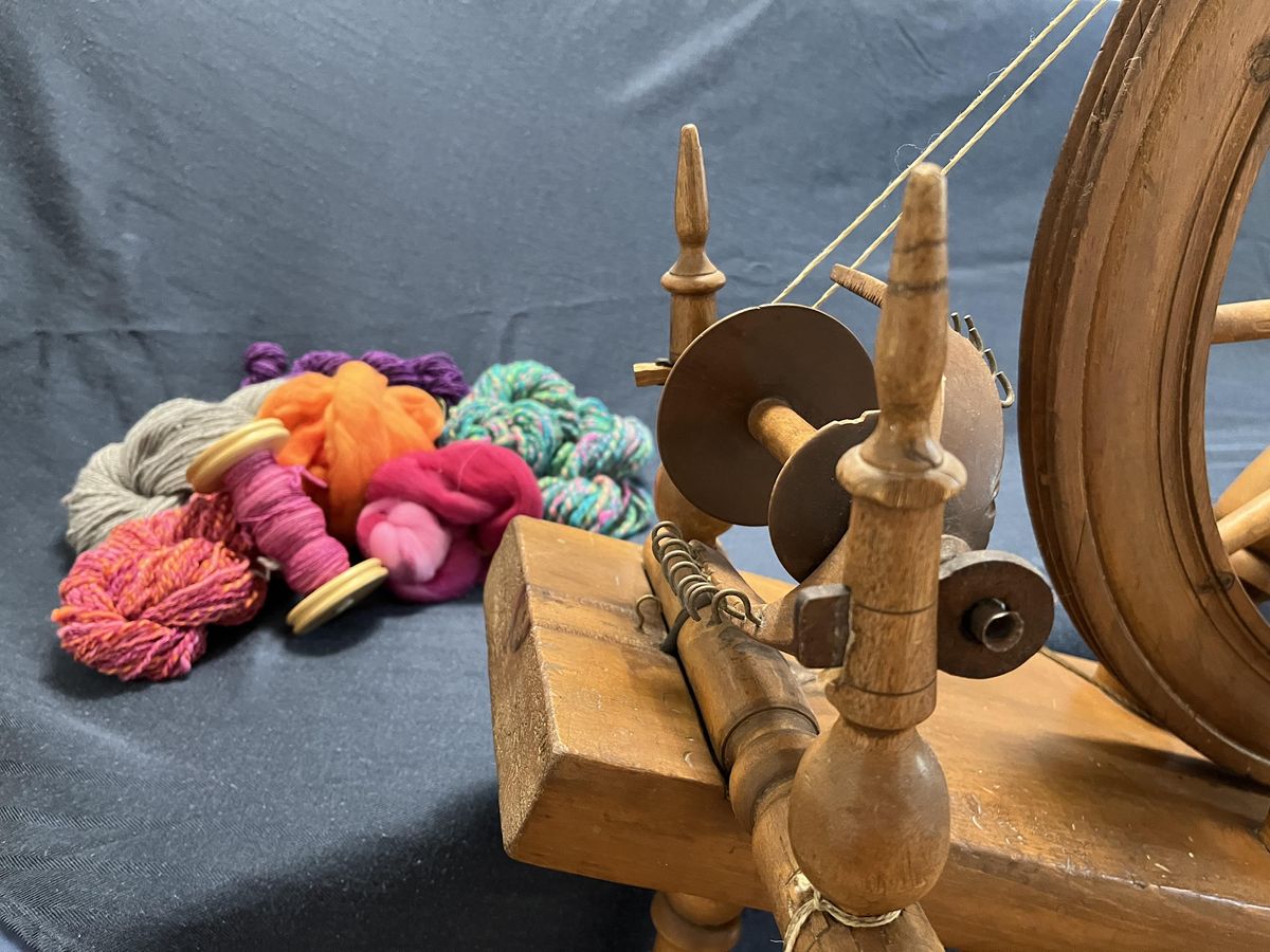 Beginning Spinning 101 Adult Summer Camp, Weavers Guild of Greater