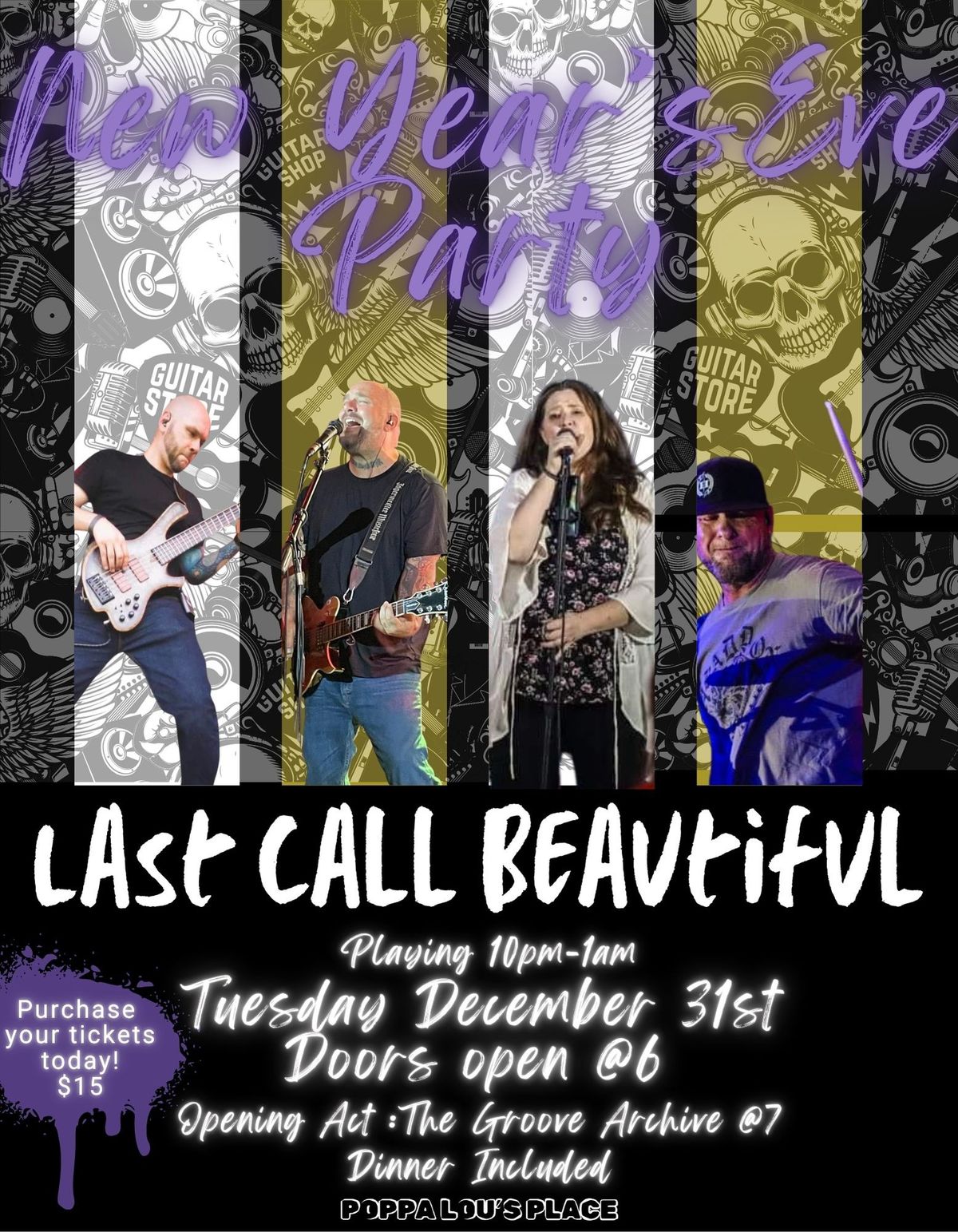 New Year\u2019s Eve Party featuring Last Call Beautiful 