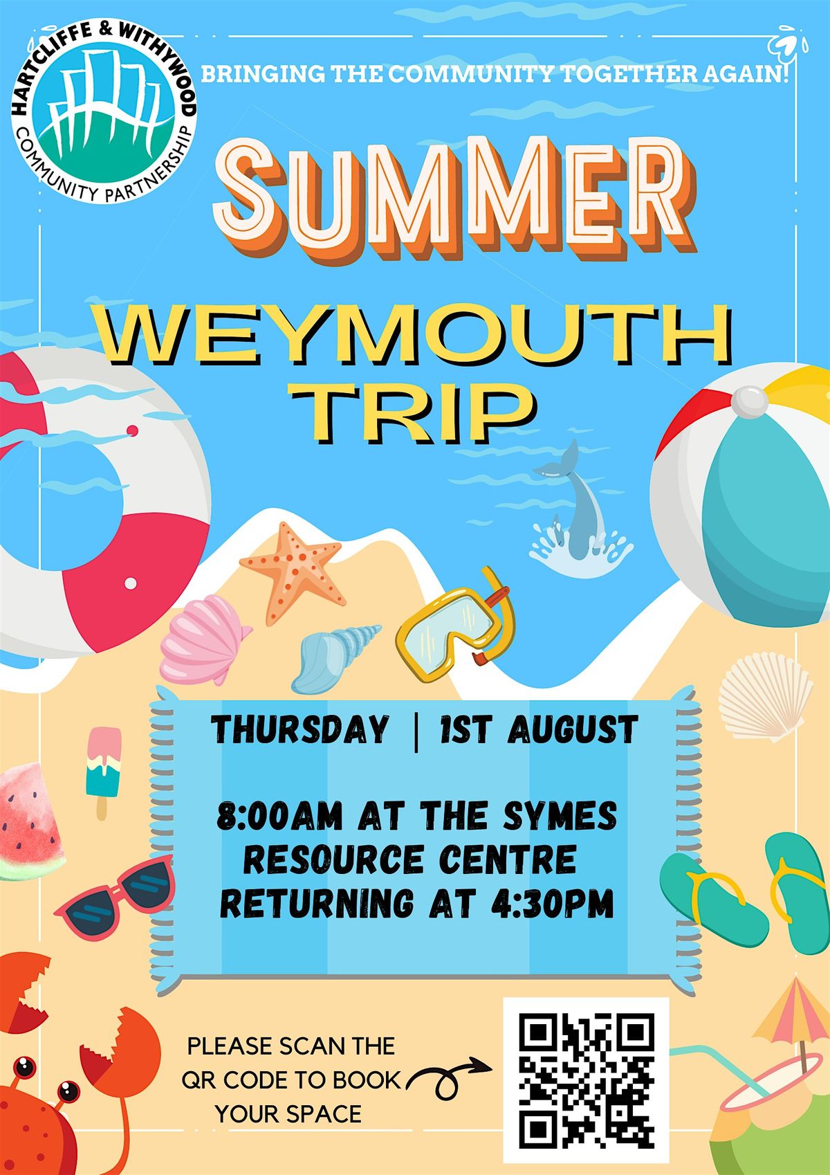 Community Family  Summer Day Trip to Weymouth