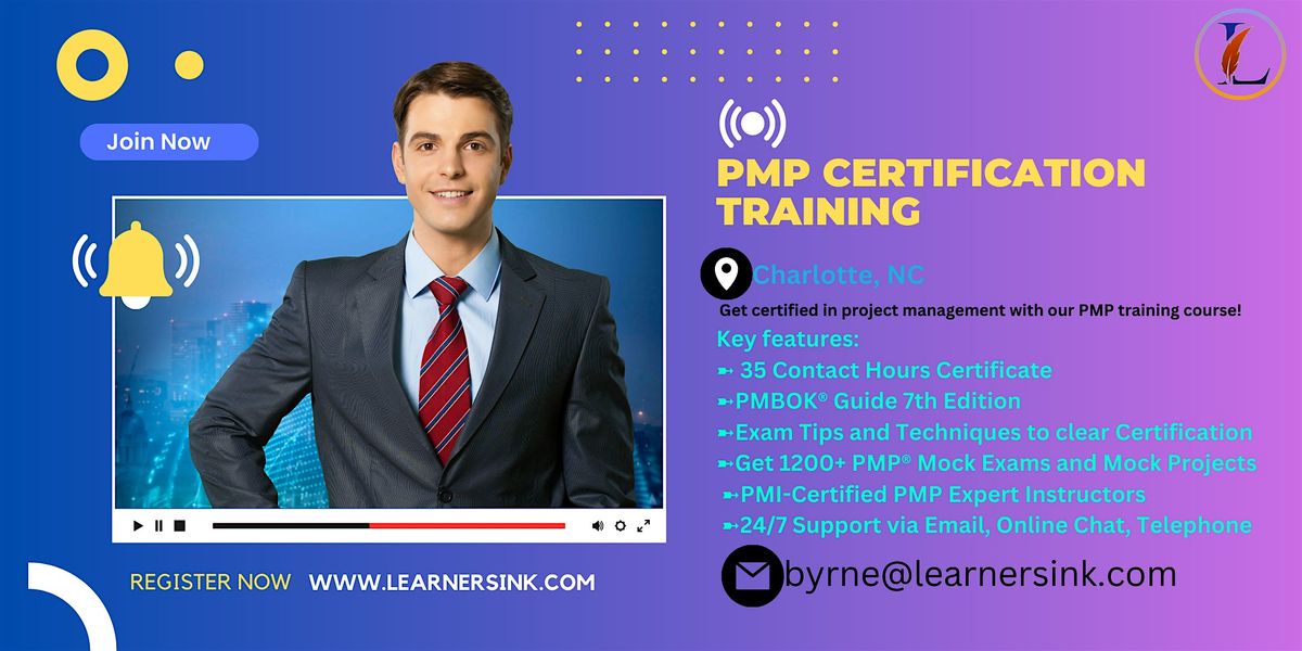 Increase your Profession with PMP Certification In Charlotte, NC