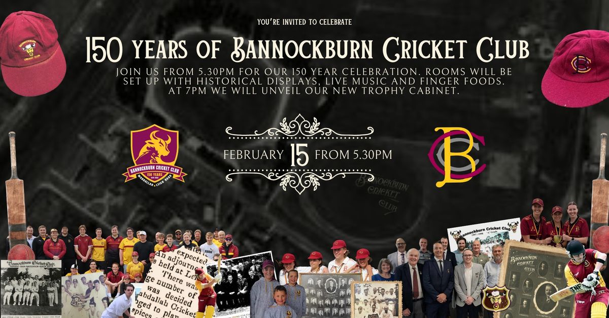 Celebrating 150 years of Bannockburn Cricket Club