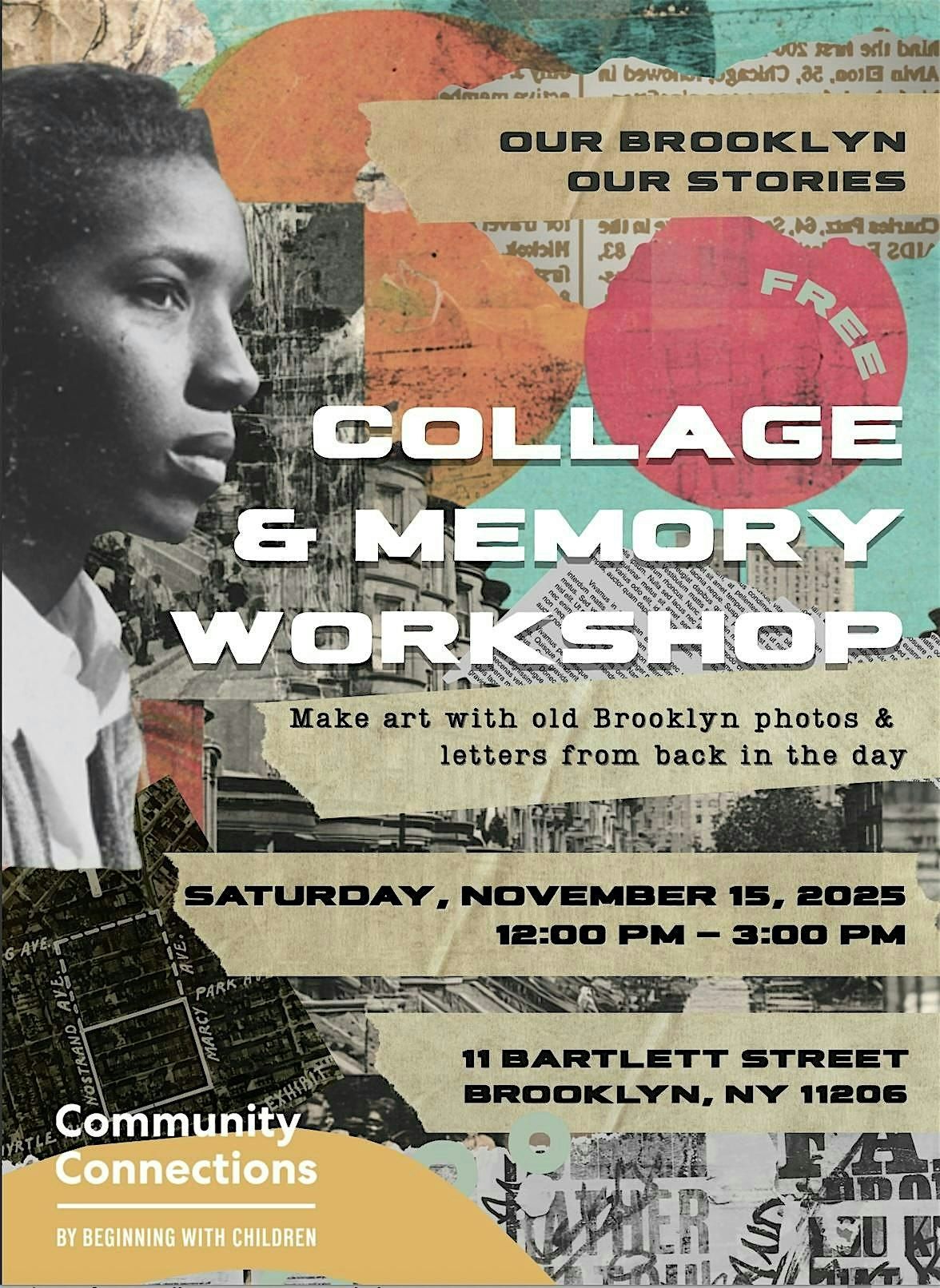 Collage and Memory Workshop with Archival Brooklyn Photos