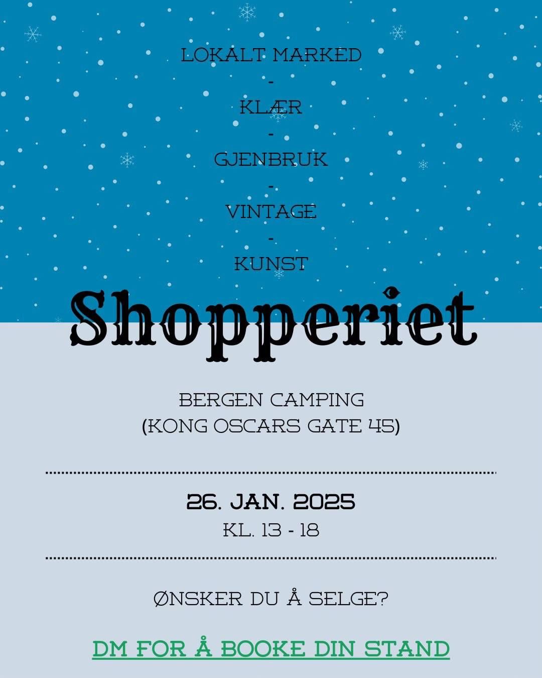 Shopperiet \/\/ Bergen Camping \/\/ 26. januar