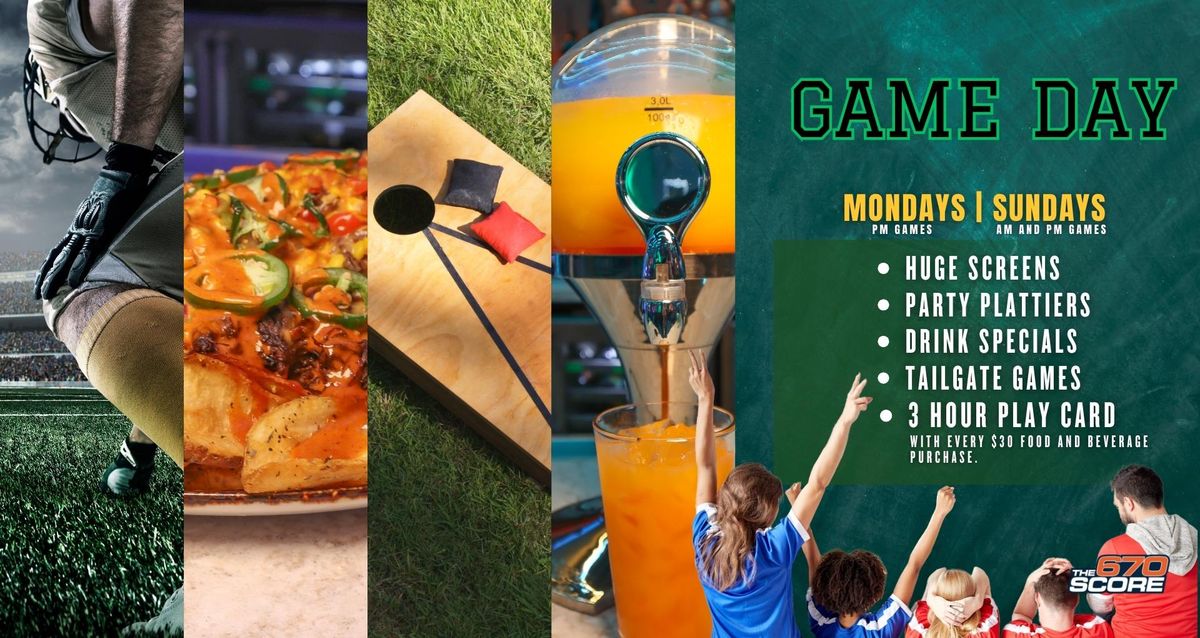 Game Day! Sundays & Mondays at Wonderverse