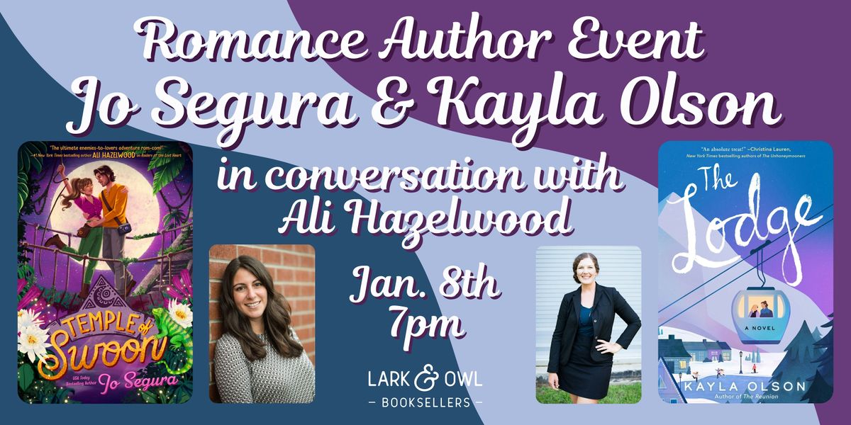 Jo Segura & Kayla Olson Author Event