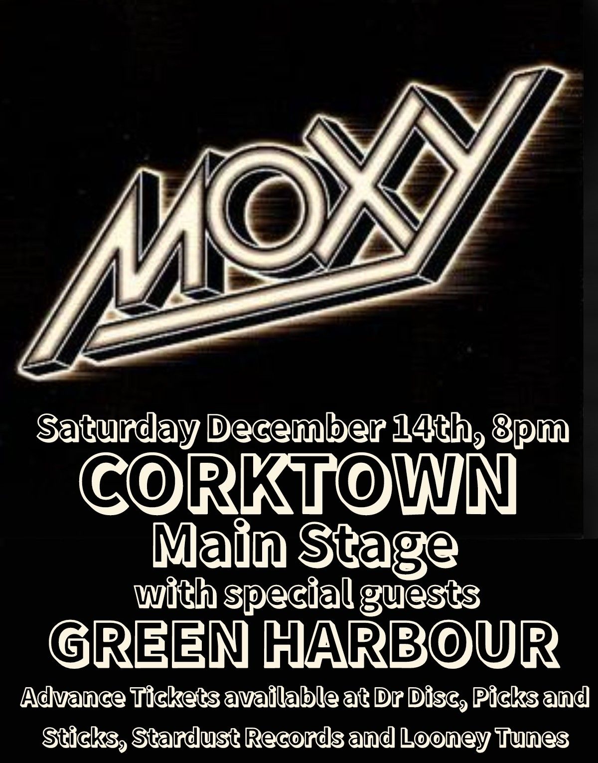 MOXY with special guests GREEN HARBOUR