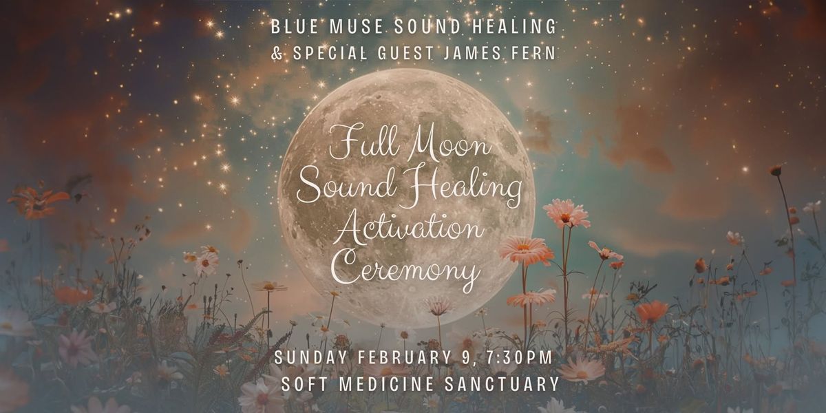 Full Moon Sound Healing Activation Ceremony at Soft Medicine