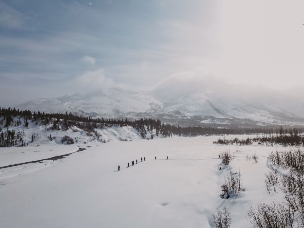 Spring Arctic Circle XC Ski Adventure