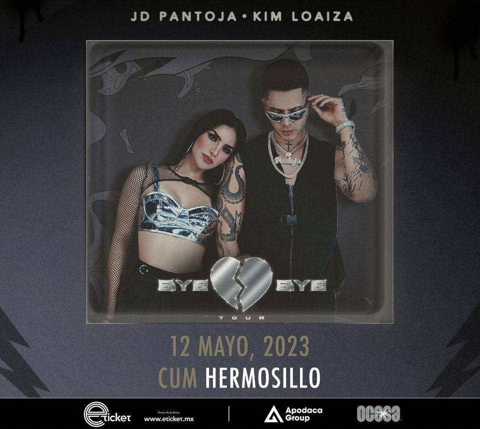 Kim Loaiza y JD Pantoja en Concierto en Hermosillo El "Bye Bye Tour"