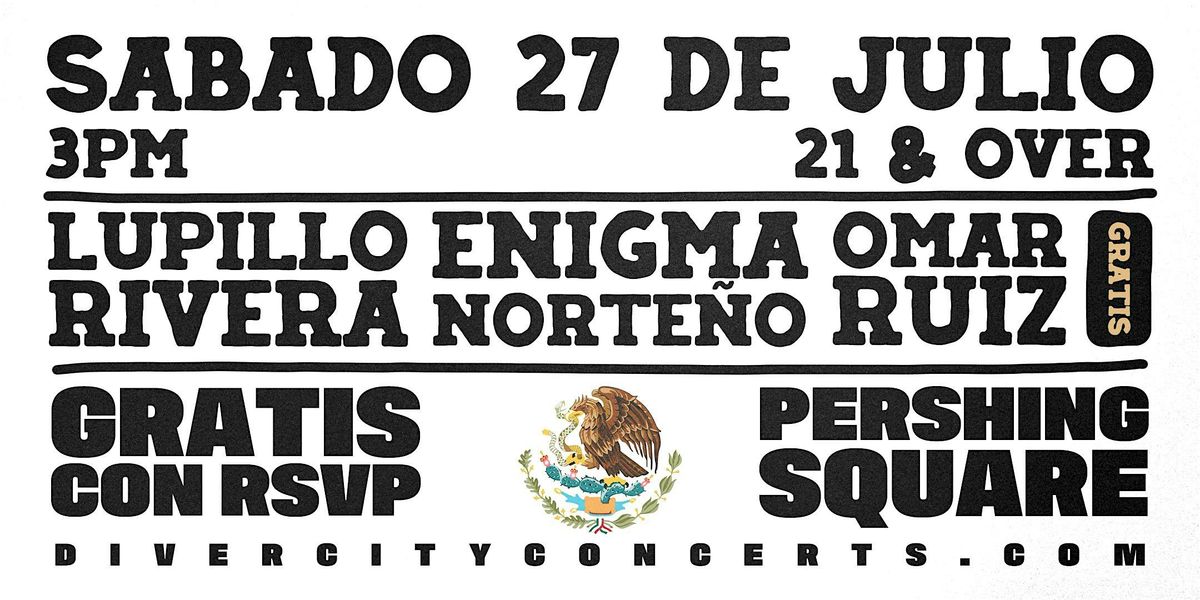 GRATIS! Lupillo Rivera, Enigma Norte\u00f1o, Omar Ruiz y Mas! FREE!