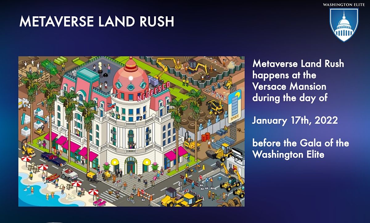 Metaverse Land Rush At Versace Mansion
