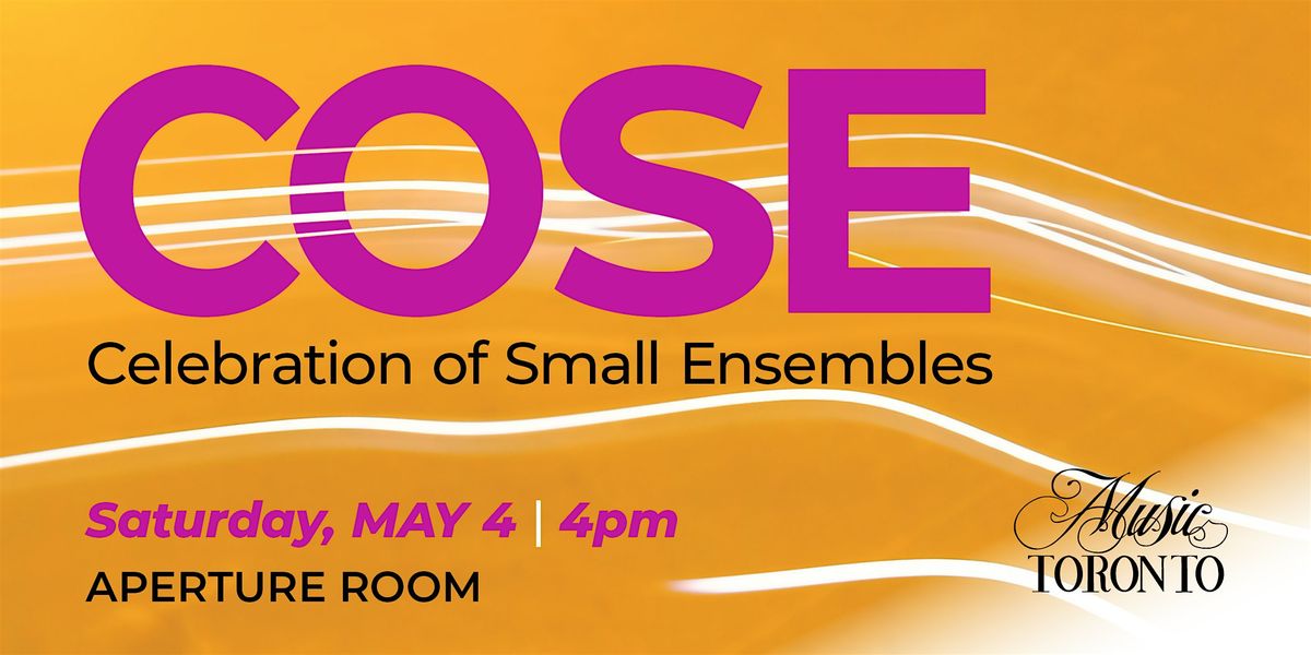 Celebration of Small Ensembles - May 4