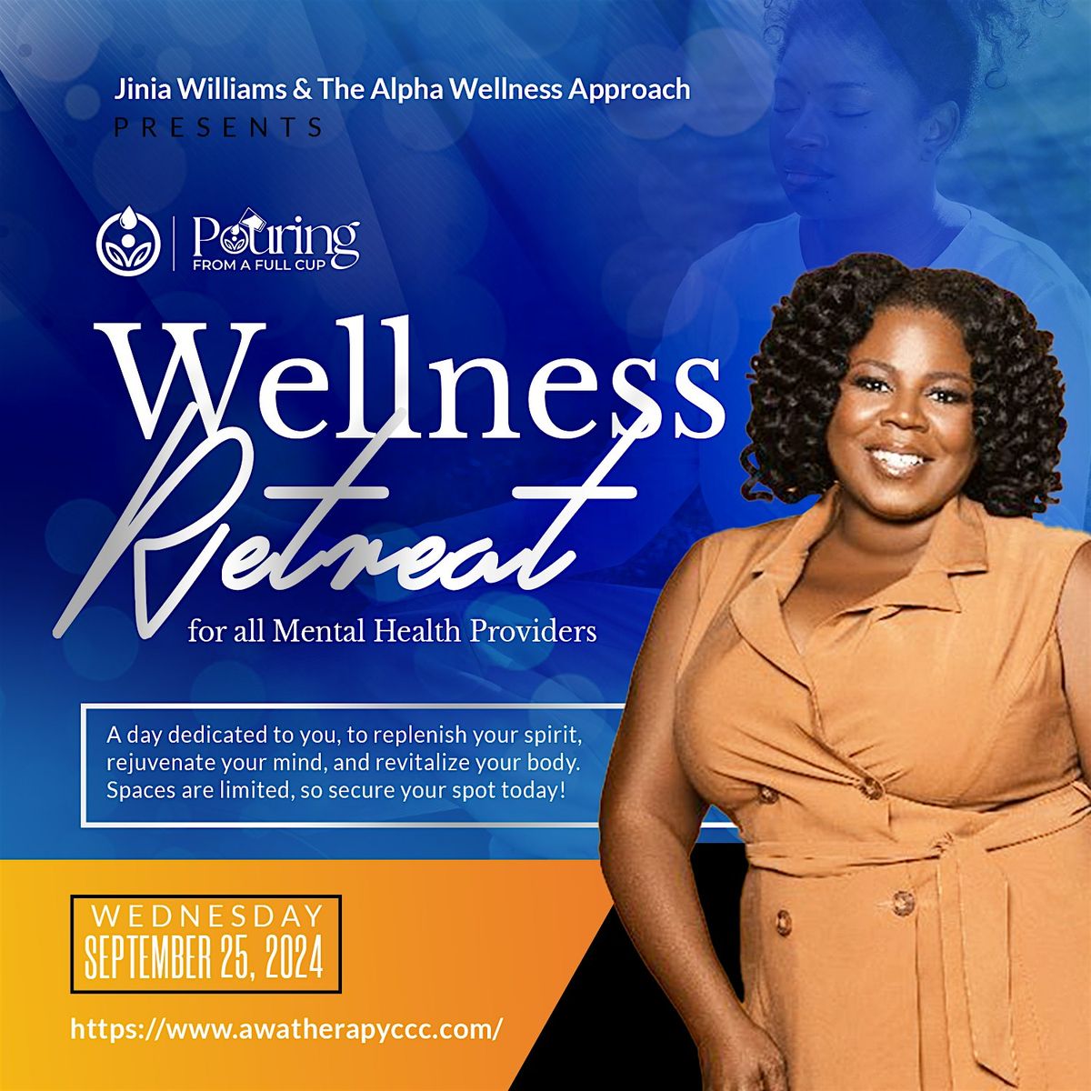 Pouring from a Full Cup Wellness Retreat for Mental Health Providers