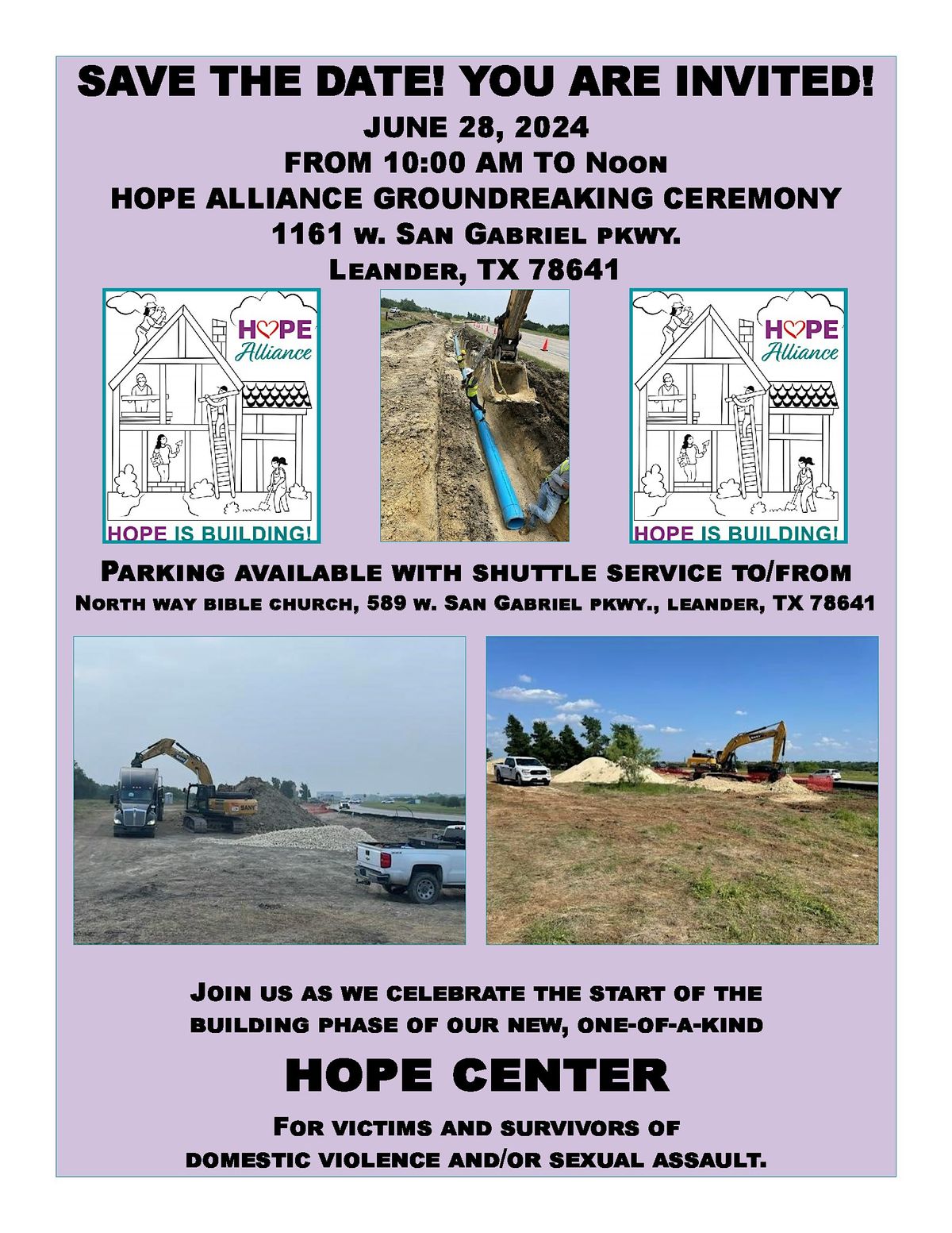 HOPE Center Groundbreaking Ceremony