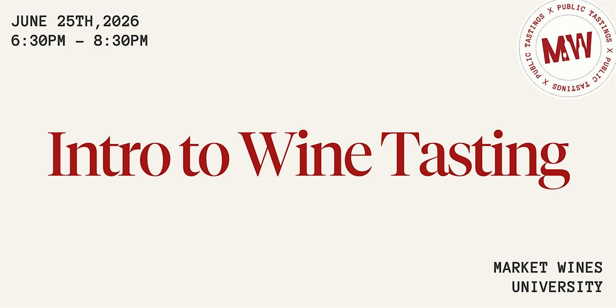 Intro to Wine Tasting