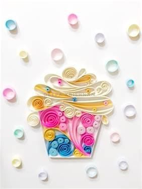 Virtual: Cupcake - Paper Quilling