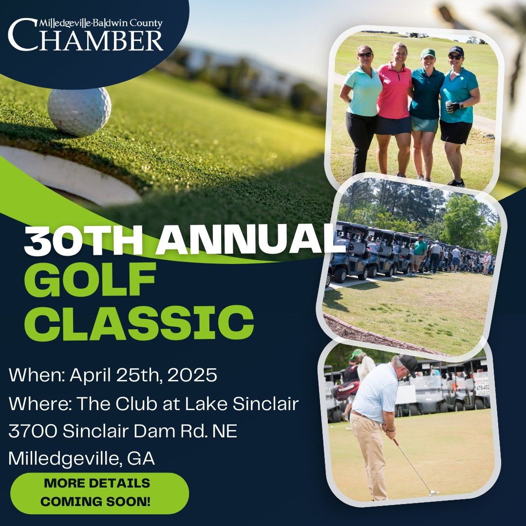 Save the date: 30th Annual Chamber Golf Classic 