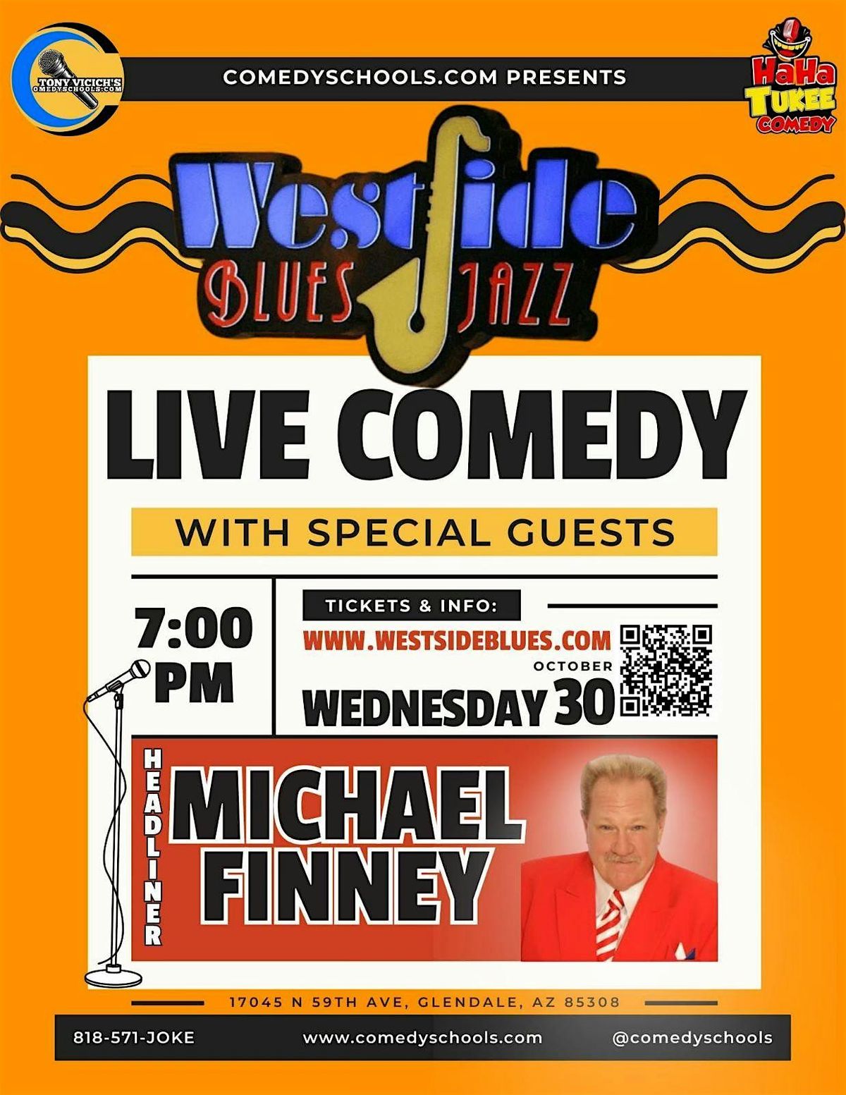 Westside's Comedy Night! with Headliner Michael Finney!