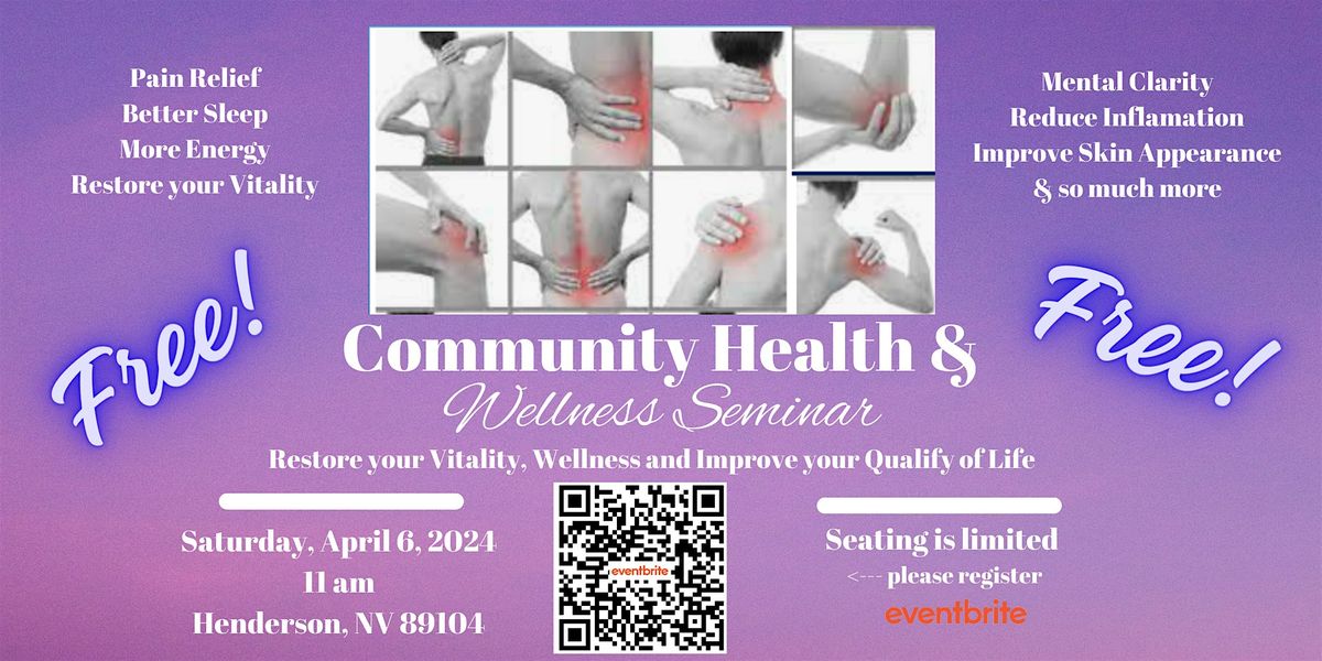 Community Health & Wellness  Seminar