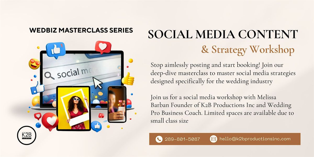 Wedbiz Masterclass: The 30-Day Shortcut: Stop Posting, Start Automating.
