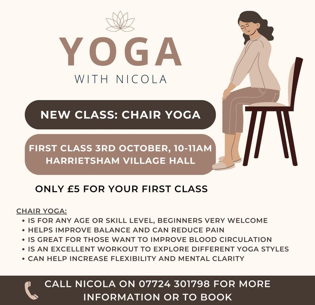 Chair Yoga for beginners 